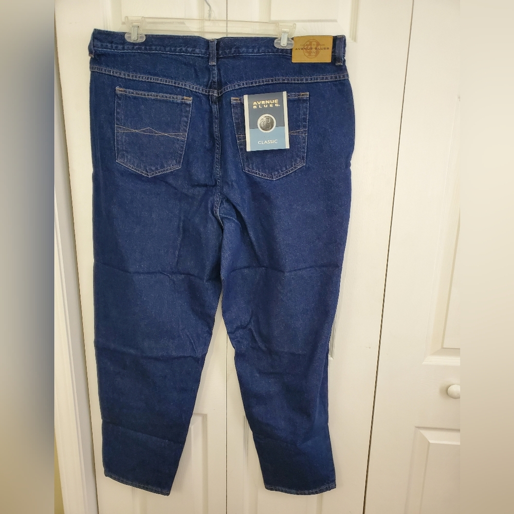 Avenue Blues High Waist Classic Fit Blue Jeans Plus Size 22 Avg ~ New With Tags - Picture 7 of 11